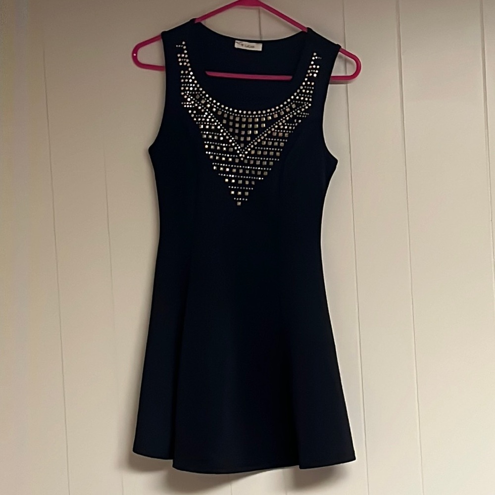 I.JOAH Cocktail Dress with Gold Detail